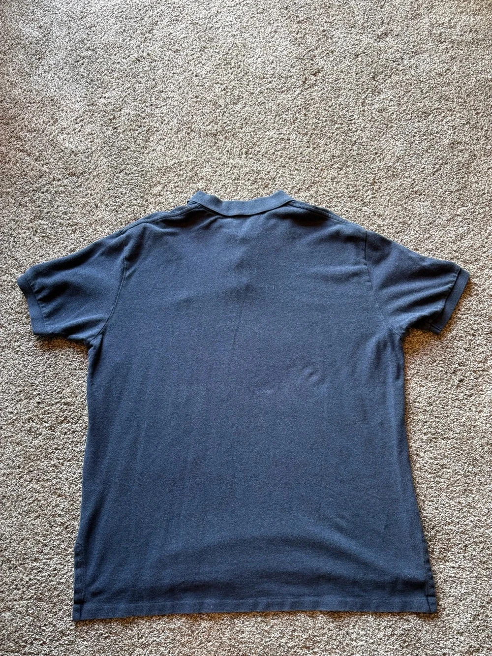 Ralph Lauren Navy Polo with Red Pony Embroidery